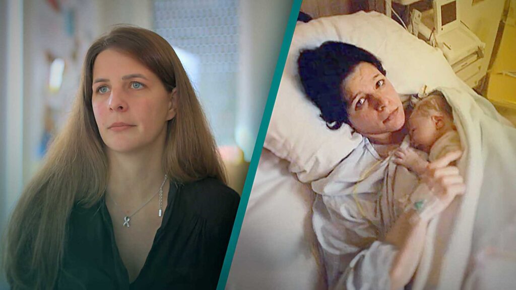 Sabrina aus der Quarks Doku "Wenn die Geburt zum Trauma wird – Sabrinas Albtraum im Kreißsaal"
