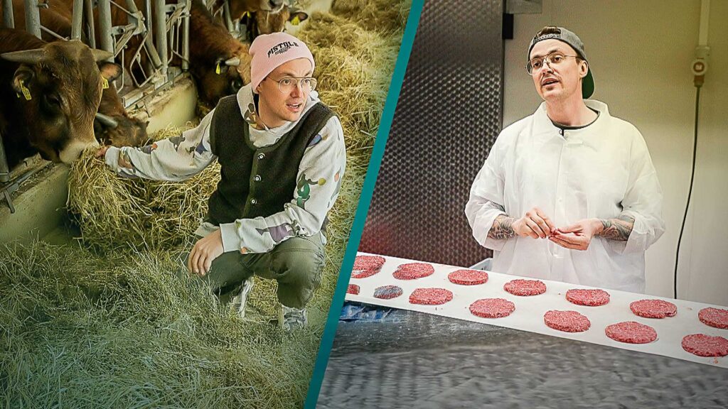 Mark aus der Quarks Doku "Bio-Fleisch: Mark setzt auf Tierwohl und riskiert alles"