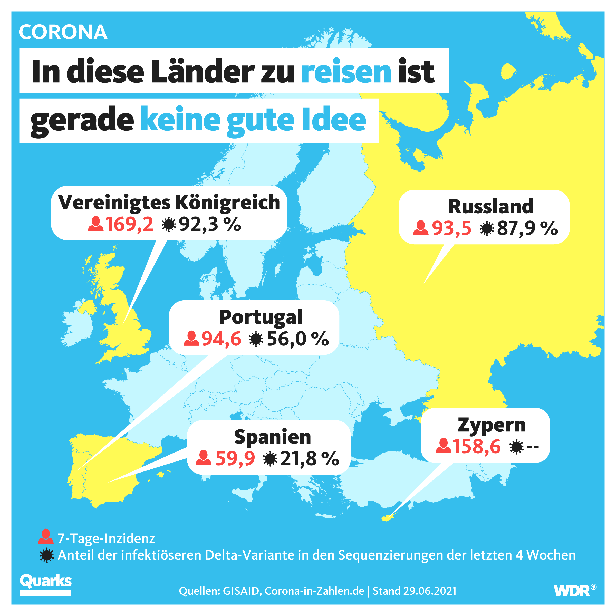 In diese Länder zu reisen ist gerade keine gute Idee