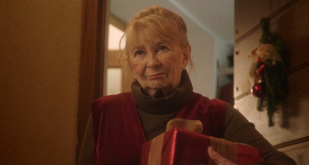 Oma an Weihnachten