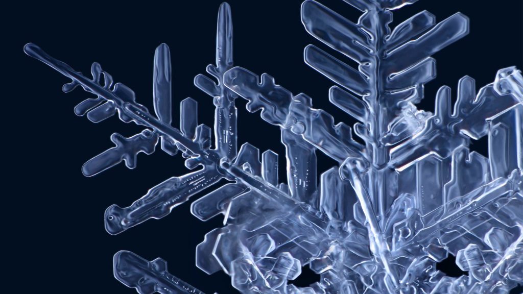 Schneekristall