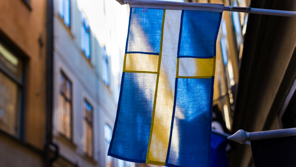 Schwedische Flagge