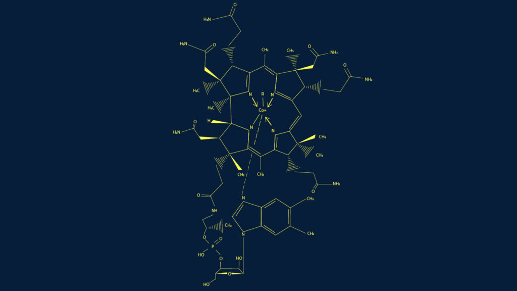 Illustration Strukturformel Coenzym B12