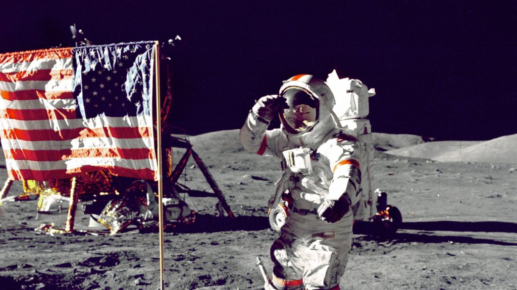 Astronaut auf dem Mond